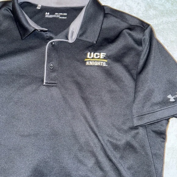University Central Florida UCF Knights Under Armour MENS XXL 2XL Golf Polo Shirt - Picture 5 of 7